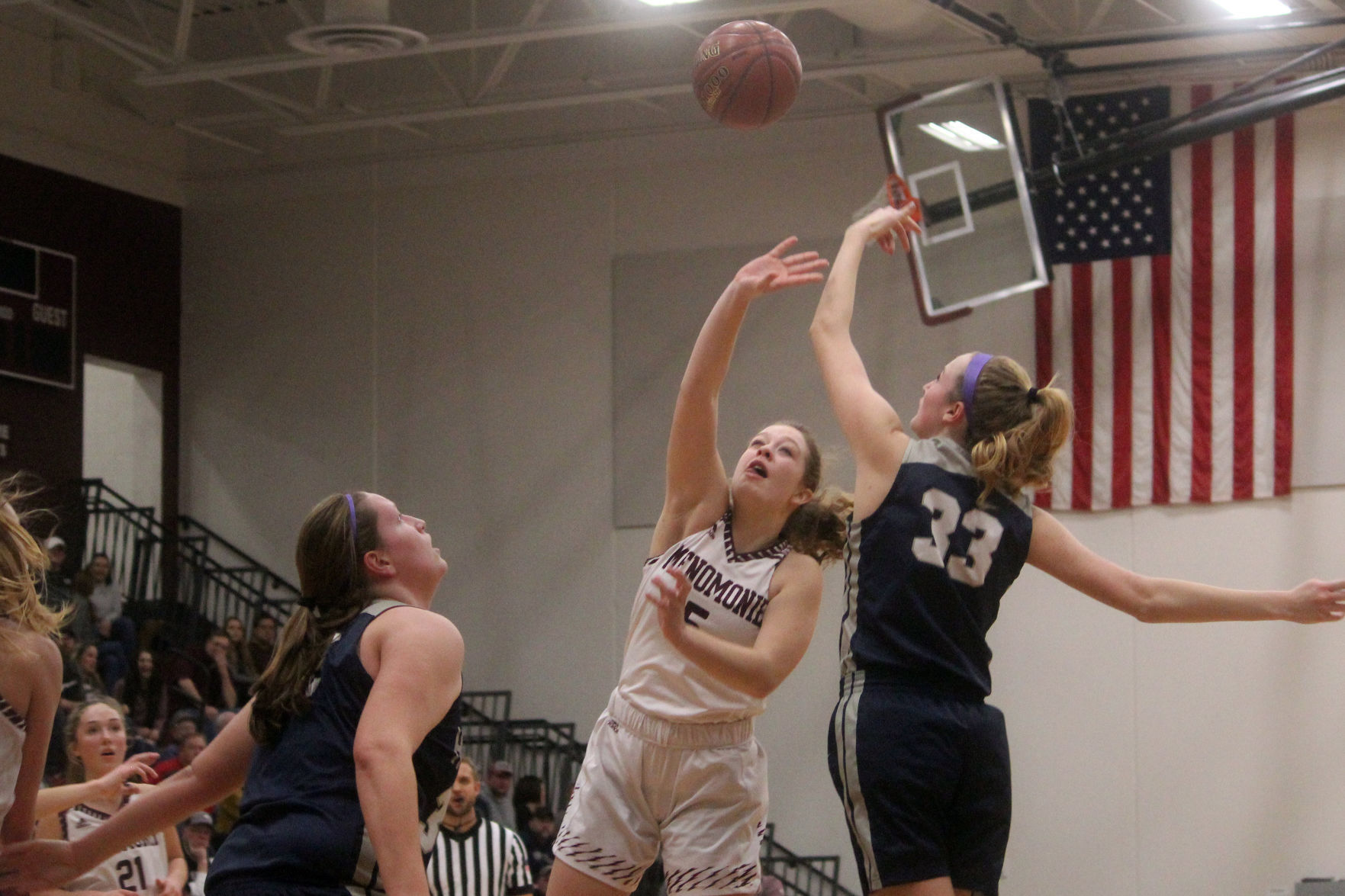 Hudson at Menomonie girls basketball 1-10-20